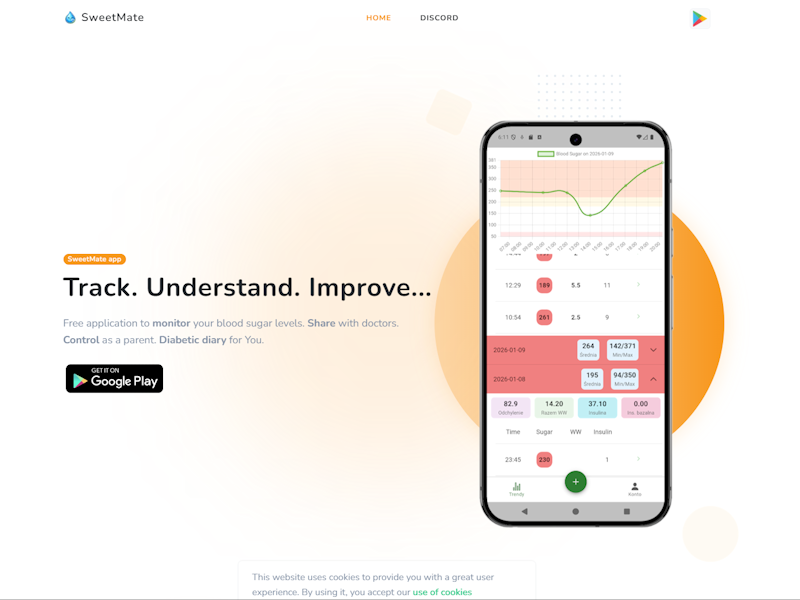 SweetMate - aplikacja Android